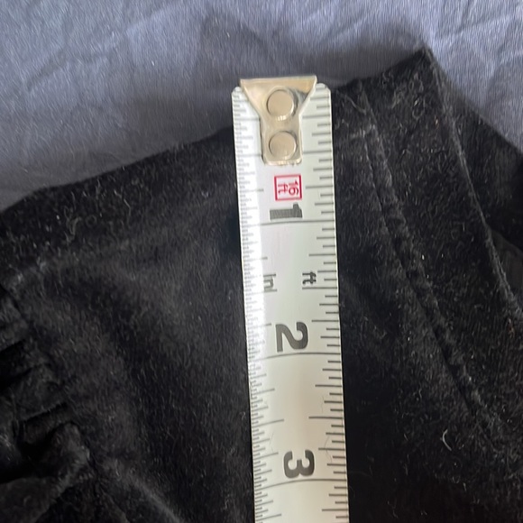 Hanna Anderson black velvet embroidered dress size 150 cm (US 12) - Picture 6 of 8